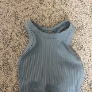 Women's Blue Sleeveless Top
